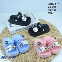 Mignonnes sandales en EVA pour filles, style dessin animé, vente en gros directe d'usine, chaussures de plage pour enfants, prix le plus bas