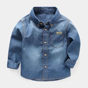 Abrigo de Mezclilla para Niño, Diseño de Primavera y Otoño, Económico, con Bolsillos, Compra en Línea, Venta al Por Mayor - Product Image 5