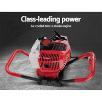 Vente en gros OEM Tarière thermique 52cc pour trous de poteaux, avec forets d'extension pour clôtures et machine de forage de terre pour plantation d'arbres