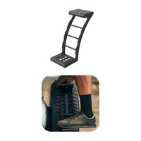 Support universel en acier pour roue de secours de voiture, marchepied de hayon, support de montage de roue de secours avec corde de fixation pour pick-up, camionnette, SUV tout-terrain