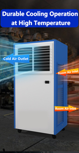 Climatiseur portable 12000 BTU - Compresseur R410A pour chambre/hôtel, climatiseur portable 12000 BTU à roulement supporté - Product Image 5