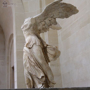 Statue en marbre <span class=keywords><strong>de</strong></span> <span class=keywords><strong>la</strong></span> déesse <span class=keywords><strong>grecque</strong></span> <span class=keywords><strong>de</strong></span> <span class=keywords><strong>la</strong></span> victoire <span class=keywords><strong>de</strong></span> Samothrace, décoration extérieure grandeur nature personnalisée - Product Image 1