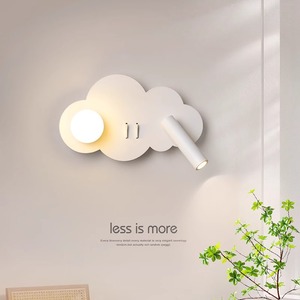 Lampe murale Cloud, style nordique, minimaliste, lampe de chevet moderne, lampe murale pour chambre d'enfant, garçon et fille - Product Image 3