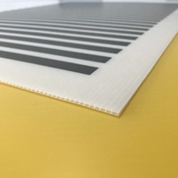 Feuilles de plastique PP écologiques pour l'impression en extérieur 4mm 12mm d'épaisseur panneau moulé rigide coupe d'emballage publicité moulée