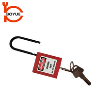 Cadenas de sécurité isolé personnalisé Boyue 40 mm, clé maîtresse, codage laser, durable, isolation, cadenas industriel, certifié CE