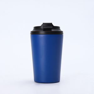 แก้วกาแฟสแตนเลสสุญญากาศแบบพกพา ขนาด 12 ออนซ์ สำหรับสำนักงานและแคมป์ปิ้ง ป้องกันการรั่วซึม เก็บความร้อนได้นาน 12-24 ชั่วโมง สินค้าขายดี - Product Image 5