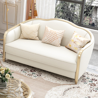 Juego de Sofás de Cuero Genuino Modelo Nuevo JINS, Precio Económico, Muebles al por Mayor para Uso Doméstico y Escolar, Sofás Elegantes para Sala de Estar