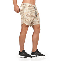 Groothandel Snel Droog Heren Gym Shorts Met Telefoon Zakken