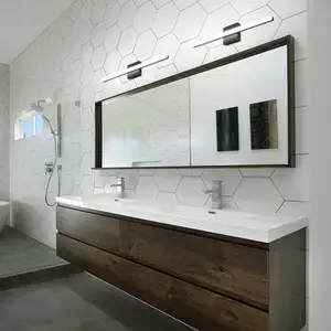 Nordic Home Hotel Bathroom Dressing Table Dimmable Minimalist Mirror Lighting Fixture Modern Classical Led Wall Lamp