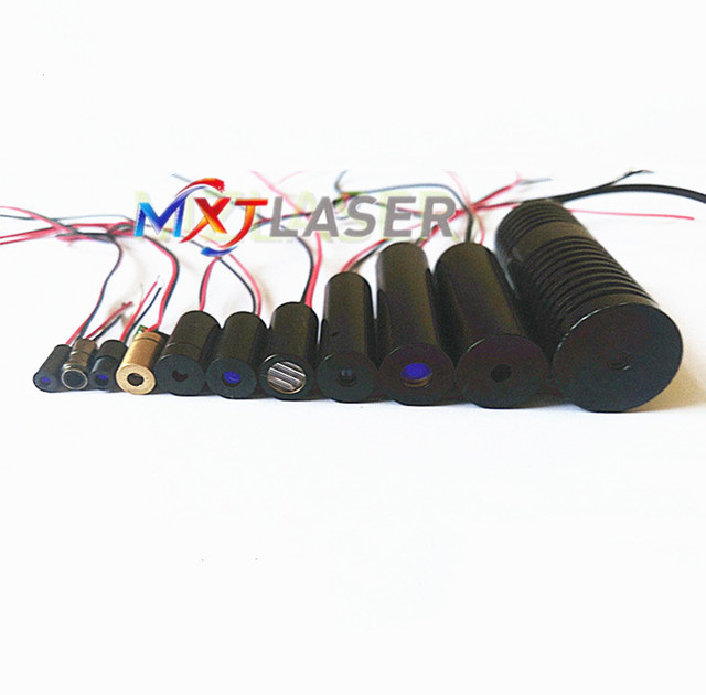 Customized Industrial Grade 3V~24V DC 405nm~980nm Laser Diode Module 1mW/5mW/10mW/100mW/200mW
