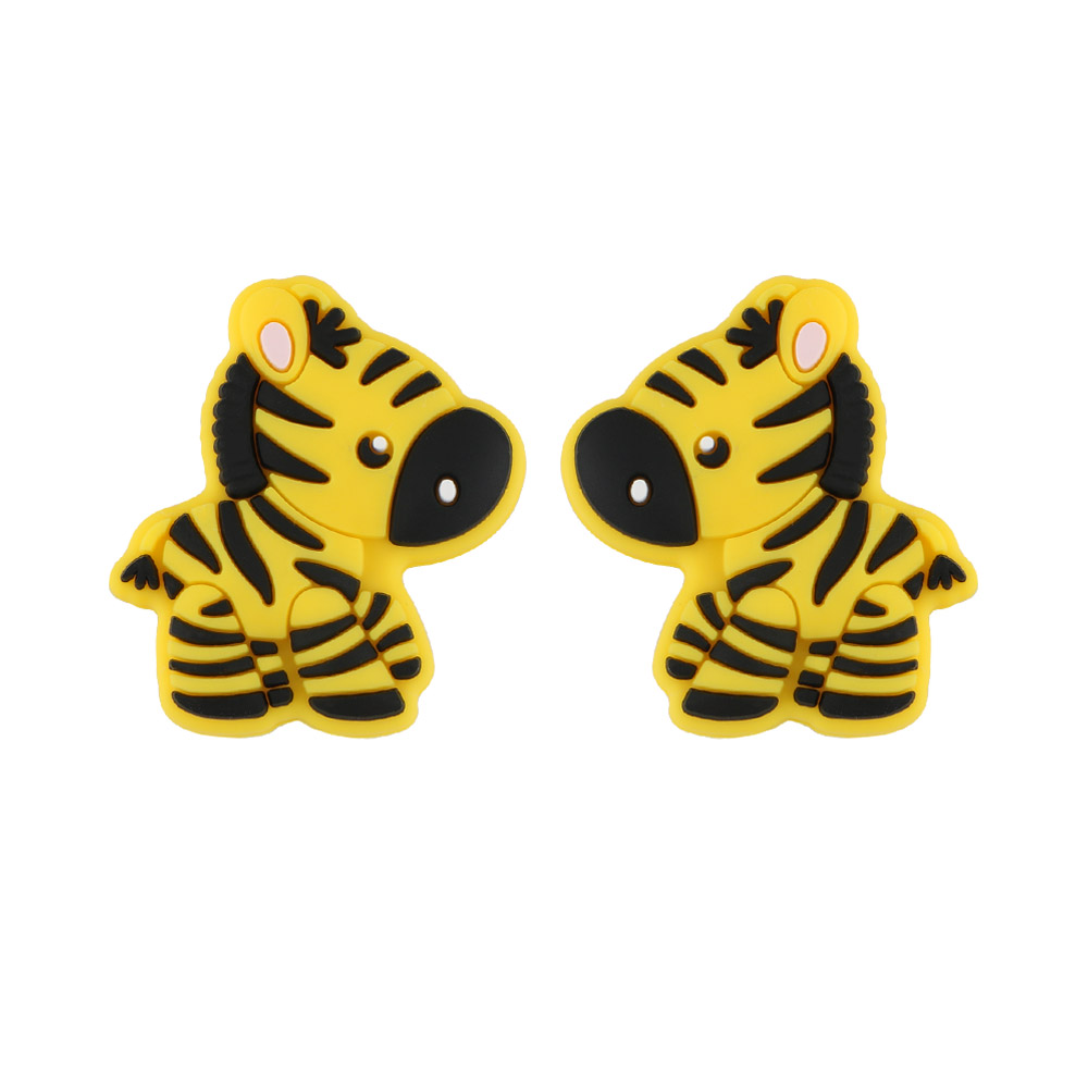 Zebra Focal bead Amarillo SA148