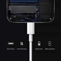 Câble de charge rapide de qualité originale 100W 65W 20W Type C vers Type C Câble USB Android Câble USB pour smartphone tablette PC