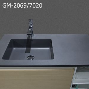 <span class=keywords><strong>Set</strong></span> di vanità del <span class=keywords><strong>bagno</strong></span> di <span class=keywords><strong>pietra</strong></span> artificiale di superficie solida del lavabo di colore su ordinazione di <span class=keywords><strong>pietra</strong></span> di GM - Product Image 3