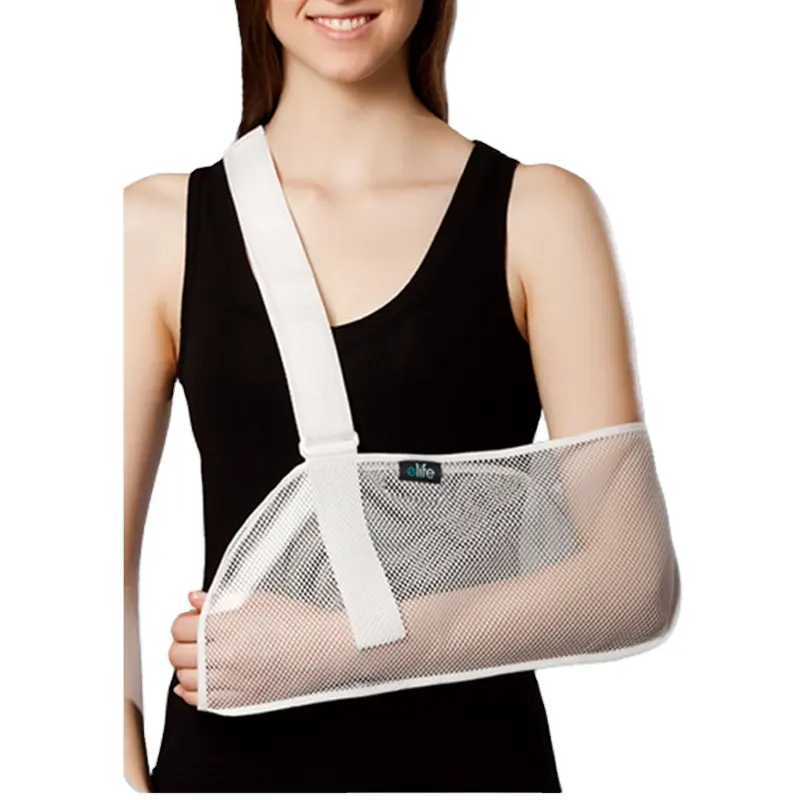 E-life E-AR003 équipement de rééducation en maille respirante, écharpe de bras, support d'épaule, écharpe de bras