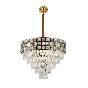 Lámparas de Techo Modernas de Hierro Decorativas con LED Grandes para Sala de Estar de Hotel, Lámparas de Cristal de Lujo y Lámparas Colgantes CM1008 - Product Image 1