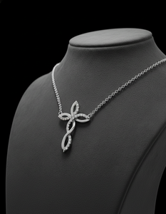 Collier en diamant symbole de l'éternité romantique, bijoux en or pour femmes, cadeau de luxe pour fiançailles, mariage, anniversaire, tendance - Product Image 5