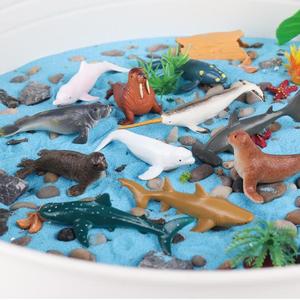 Yxs Simulación mini juego de animales marinos modelo Hammerhead Penguin <span class=keywords><strong>Shark</strong></span> Turtle Whale <span class=keywords><strong>Shark</strong></span> <span class=keywords><strong>Megalodon</strong></span> - Product Image 3