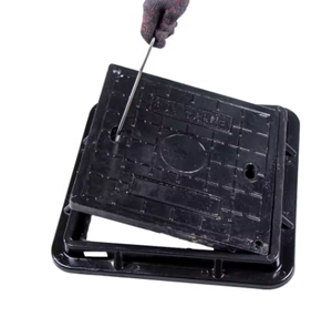 <span class=keywords><strong>Vente</strong></span> flash D400 EN124 GRP Couvercle de pipeline de gaz certifié CE/ISO9001, surface anti-explosion pour la sécurité des dépôts de pétrole - Product Image 1