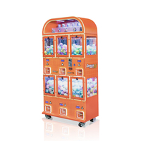 KEKU Star Distributeur de capsules mini Gacha Gachapon à 6 compartiments pour jouets japonais à capsules et balles surprise