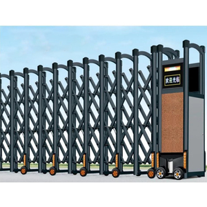 Thấp moq mở rộng tự động điện có thể thu vào kính thiên văn cửa thép không gỉ an ninh cổng cho khách sạn Công viên trường kho - Product Image 5
