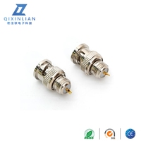 Conector coaxial RF de cobre puro macho BNC de 50 ohmios, enchufe tipo soldadura moldeado por inyección