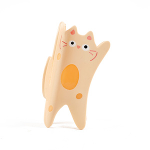 Pince à cheveux unisexe en acétate en forme de chat, motif dessin animé, emballage kawaii, pour filles, en stock - Product Image 2