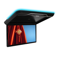 Stereo TV pintar Android Monitor Flip Overhead atap mobil 21.5/22 inci untuk Bluetooth WiFi USB 1080p MP5 Player LCD TFT IPS