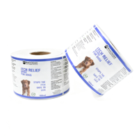 Étiquettes personnalisées pour aliments pour animaux de compagnie, étiquettes pour aliments pour chiens et chats, autocollants imperméables en vinyle adhésif, étiquettes imprimées en feuille d'or pour emballages