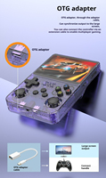 Console portable rétro OEM R36S RK3326 Puce Double Joystick Écran HD 3.5 "Sortie OTG Logo personnalisé Vente en gros