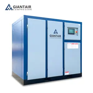 GiantAir 7.5kw-450kw 5bar-13bar เครื่องอัดอากาศอุตสาหกรรม dc air-compressor อุตสาหกรรมสกรูคอมเพรสเซอร์