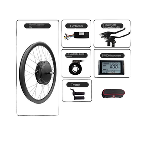 <span class=keywords><strong>Kit</strong></span> de modification de vélo <span class=keywords><strong>électrique</strong></span> Nine Cities avec batterie au lithium, moteur arrière 52V2000W, écran LCD et accélérateur à pouce pour VTT - Product Image 1