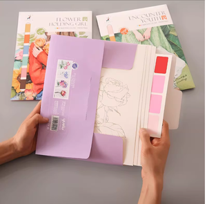 <span class=keywords><strong>Libro</strong></span> da colorare all'ingrosso creativo ad acquerello con rilegatura perfetta, carta patinata e pigmenti per pittura e graffiti - Product Image 5
