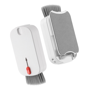 Kit de nettoyage d'ordinateur portable multifonctionnel 5 en 1 avec brosse en silicone et support en PP pour le nettoyage de l'écran et du clavier - Product Image 1