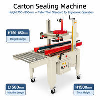 Machine à sceller les cartons FXC-5050A, scelleuse de cartons, scelleuse de boîtes, machine à sceller les boîtes, scelleuse à ruban adhésif, prête pour l'expédition des cartons