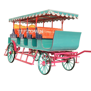 Lightweight Portable Horse Carriage Compact Sightseeing Vehicle for <b>Small</b> Park Scenic Spot Tour - Product Image 2