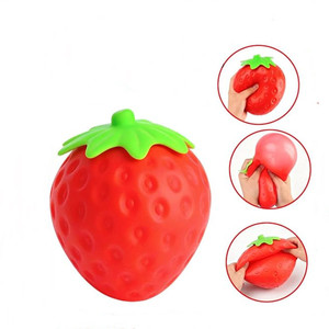 Juguete Antiestrés de Fresa Gigante, de Subida Lenta, Realista, Suave, para Apretar, Sensorial, Ideal para Regalos y Fiestas - Product Image 5