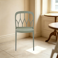 Chaise en plastique moulée par injection pour mobilier, chaise de salle à manger, chaise de restaurant, chaise de bureau, chaise d'extérieur, chaise de jardin, chaise design italienne