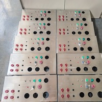 Caja de Distribución Industrial Huaxing LPZ30 de Alta Resistencia, Impermeable IP54, Multivoltaje 450V, 300A, 6 Tomas para Energía Eléctrica