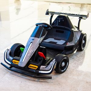 Kart Elétrico Infantil de Corrida 24V com Pedal e Volante, Quatro Rodas, Plástico, Alimentado por Bateria, Diversão de Corrida para Crianças - Product Image 2