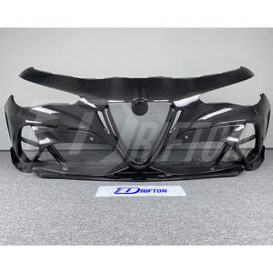 Parachoques delantero y guardabarros de fibra de carbono seca GTAM Perfect Conversion para Alfa Romeo Giulia Widebody Upgrade - Product Image 3