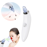 Nettoyeur de pores électrique léger à poignée incurvée, aspiration sous vide, appareil pour éliminer l'acné et la graisse, outil de beauté universel pour les soins de la peau