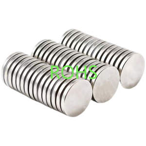 Magnet Neodymium Kelas Industri N35 Komposit Besi Nitrida dan Ndfeb Berlapis Emas Nikel Bahan Magnetik Bentuk Lembaran Silinder - Product Image 2
