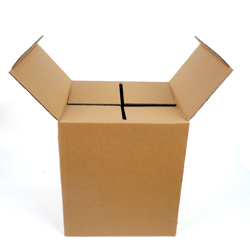 Large Size Fold Paper Karton Carton Moving Box Corrugated Cardboard Packing Boxes with Handles