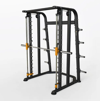 Yuwei YW-1003 Équipement de Gym Commercial en Acier Q235 – Machine Smith Multifonctionnelle, Power Rack, Squat Rack pour Muscles Abdominaux et Jambes