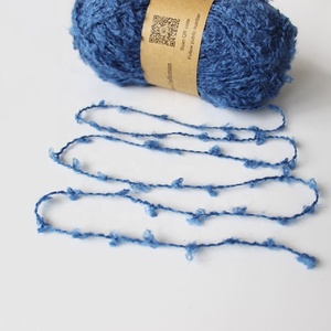 Fil de fantaisie 2020 acrylique à grande boucle, <span class=keywords><strong>pour</strong></span> tricot à la main au <span class=keywords><strong>crochet</strong></span>, <span class=keywords><strong>meilleure</strong></span> vente 100% - Product Image 4