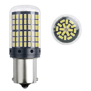 Logotipo personalizado Soporte de luz LED alta T20 7440 W21w 3014 4014 144 SMD 7443 1156 BA15S 1157 BAY15D para bombilla de luces de señal de giro Led - Product Image 1