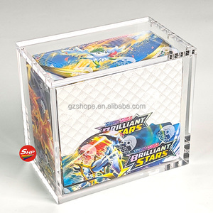 Caja de Acrílico Transparente SHP con Imán para Cartas Coleccionables Pokémon: Estuche Acrílico de Exhibición para Cartas de Plasma Freeze Blanco y Negro - Product Image 2