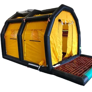 뜨거운 판매 미국 수입 PVC 다층 팽창 식 정화 샤워 오염 제거 텐트 대형 야외 캠핑 텐트