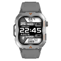 Reloj Inteligente Q11 BT 2026 Unisex, Linterna para Exteriores, Monitor de Sueño, Monitoreo de Salud, Contesta Llamadas, Forma Cuadrada, Resistente al Agua IP68