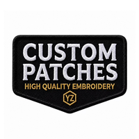Écussons brodés personnalisés de haute qualité, fabrication OEM, badges à scratch, écussons de moral, vente en gros, conception sur mesure